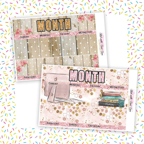 Monthly Spread Kits