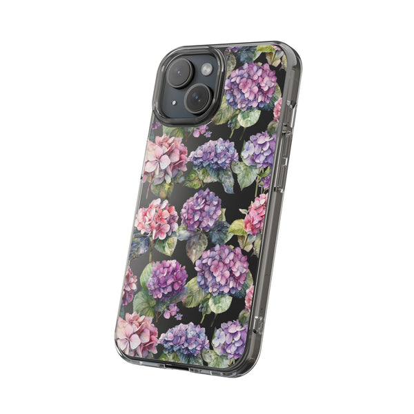Hydrangea Clear Cases