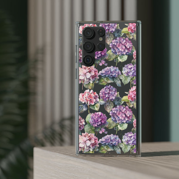 Hydrangea Clear Cases