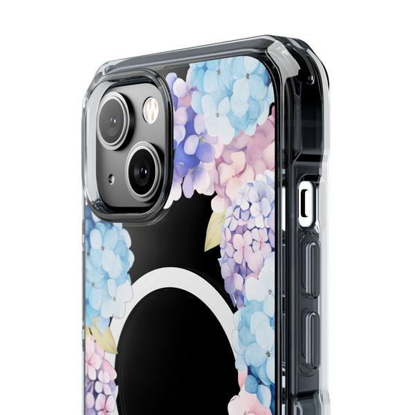 Hydrangea Love MagSafe Clear Impact Cases