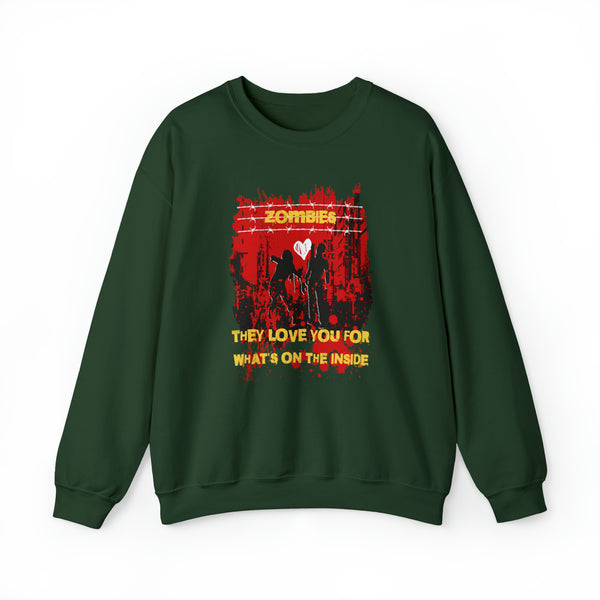 Zombie Love - Unisex Heavy Blend™ Crewneck Sweatshirt