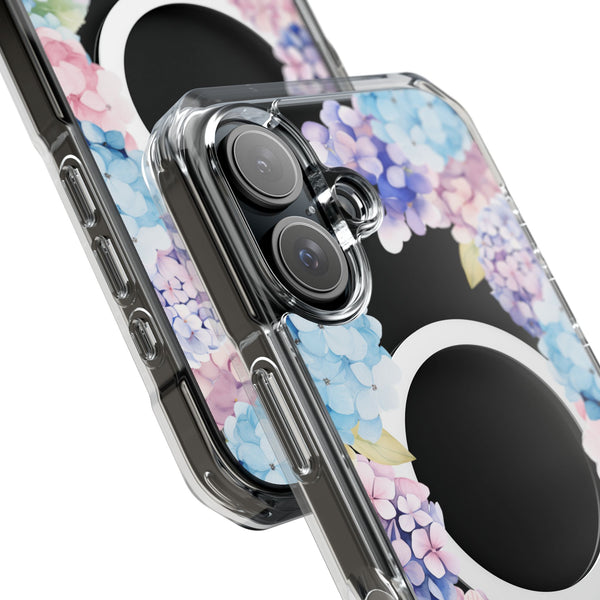 Hydrangea Love MagSafe Clear Impact Cases