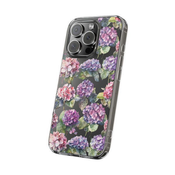 Hydrangea Clear Cases