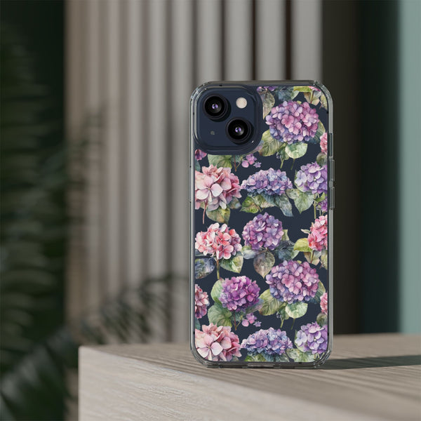 Hydrangea Clear Cases