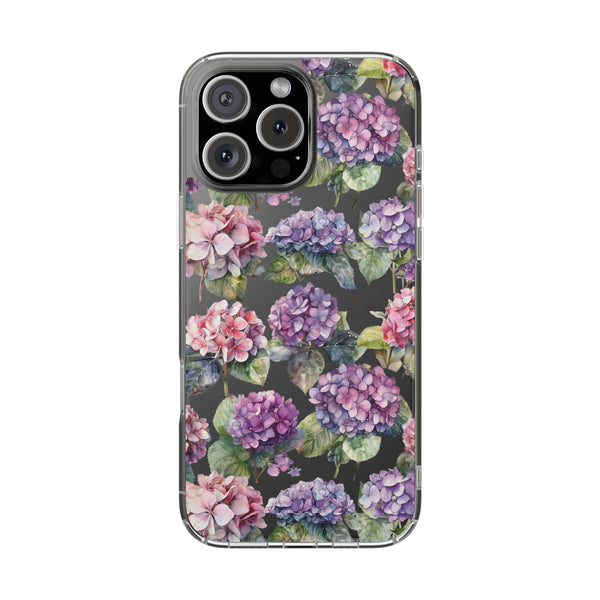 Hydrangea Clear Cases