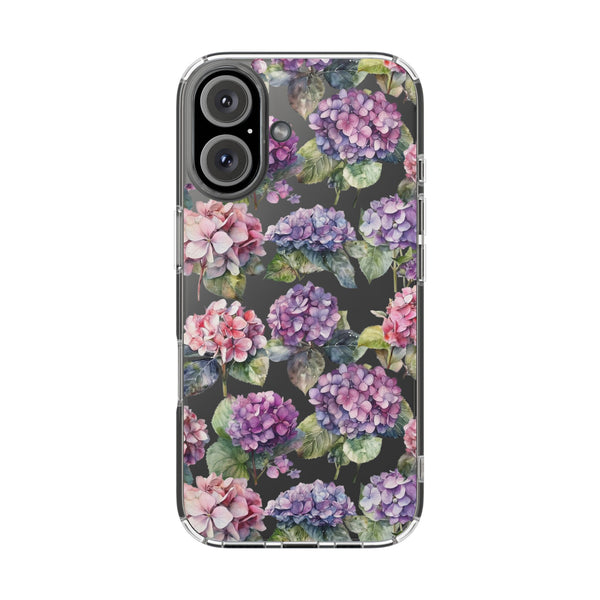 Hydrangea Clear Cases