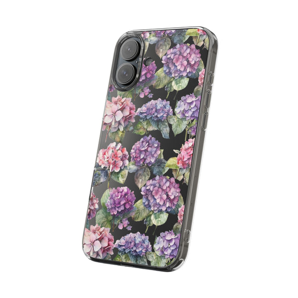 Hydrangea Clear Cases