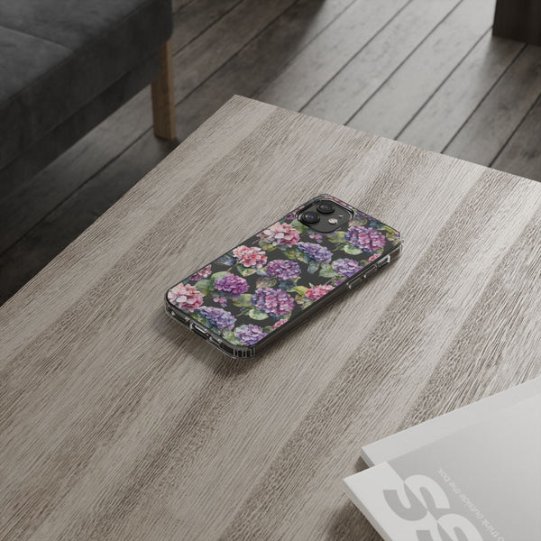 Hydrangea Clear Cases
