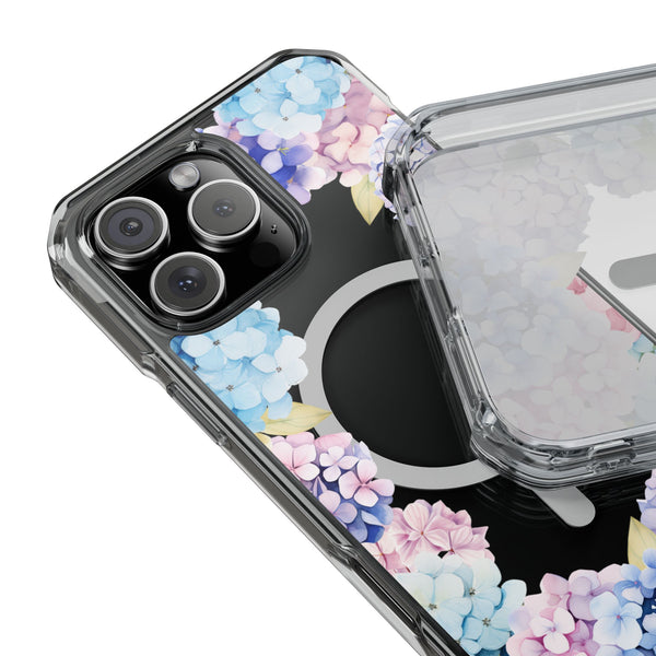 Hydrangea Love MagSafe Clear Impact Cases