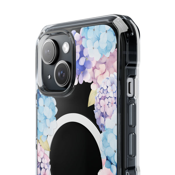 Hydrangea Love MagSafe Clear Impact Cases