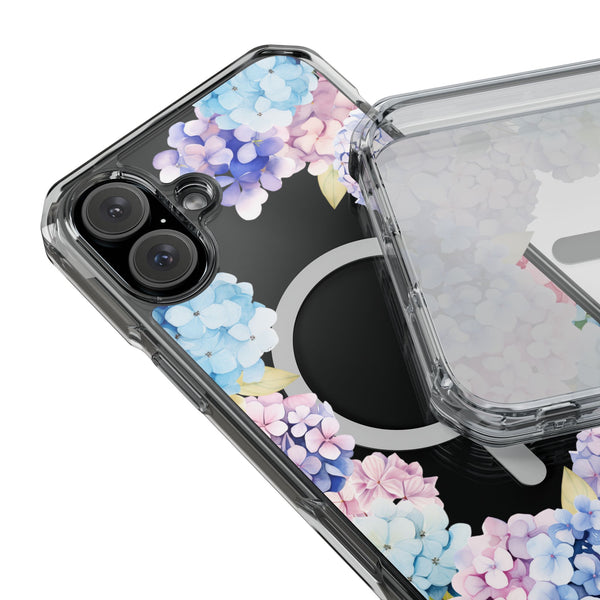 Hydrangea Love MagSafe Clear Impact Cases