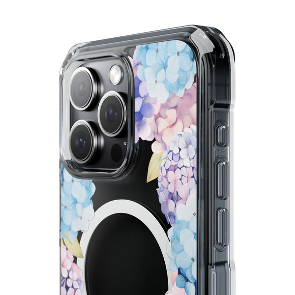 Hydrangea Love MagSafe Clear Impact Cases