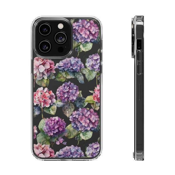 Hydrangea Clear Cases