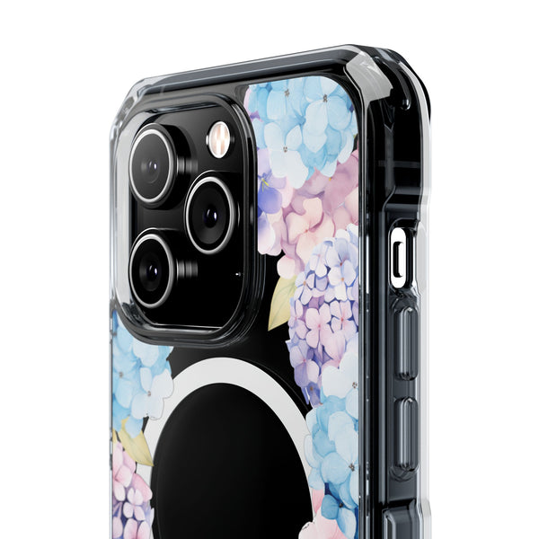 Hydrangea Love MagSafe Clear Impact Cases