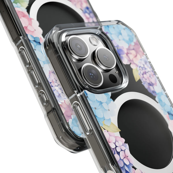 Hydrangea Love MagSafe Clear Impact Cases