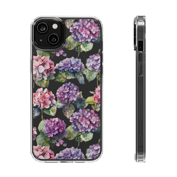 Hydrangea Clear Cases