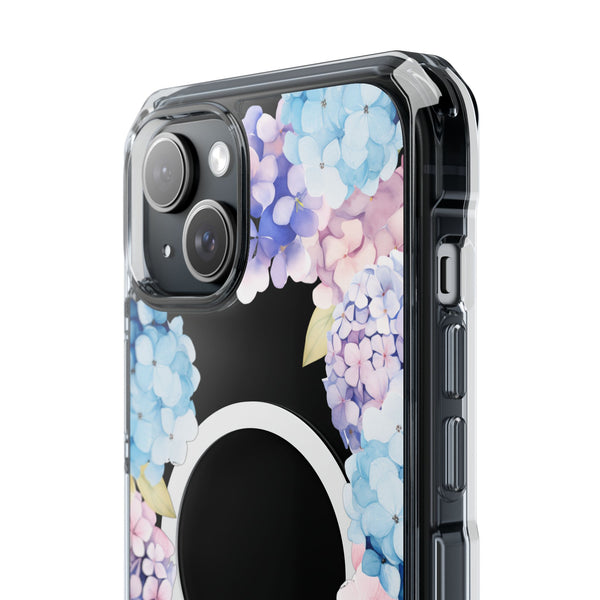 Hydrangea Love MagSafe Clear Impact Cases