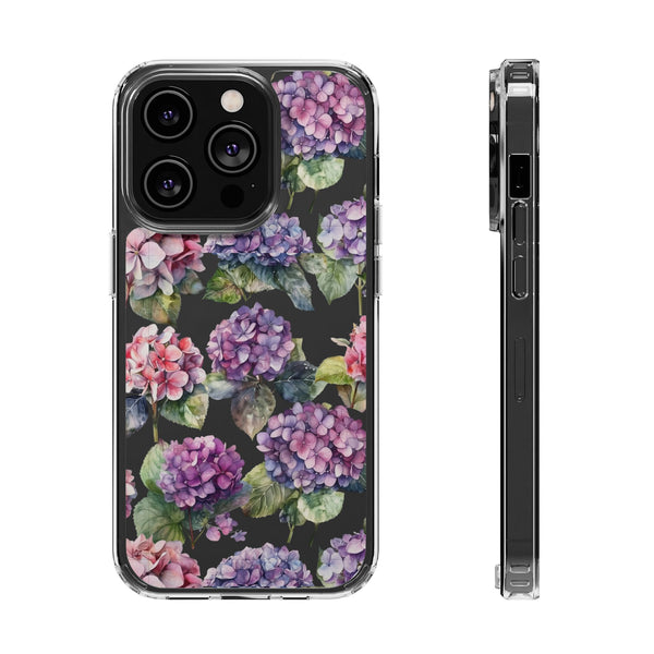 Hydrangea Clear Cases