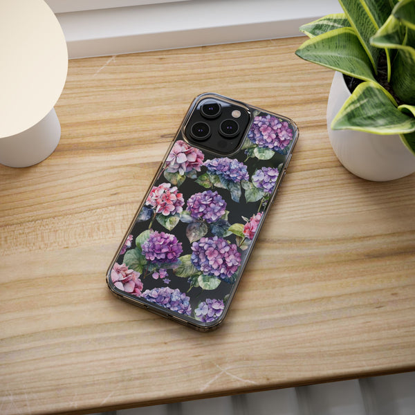 Hydrangea Clear Cases