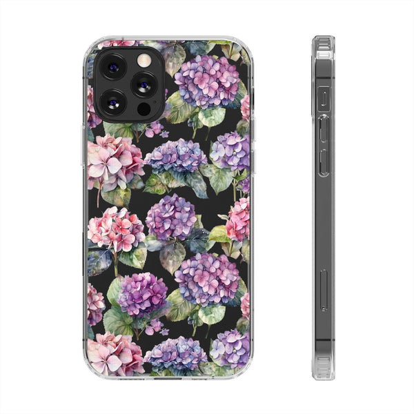 Hydrangea Clear Cases