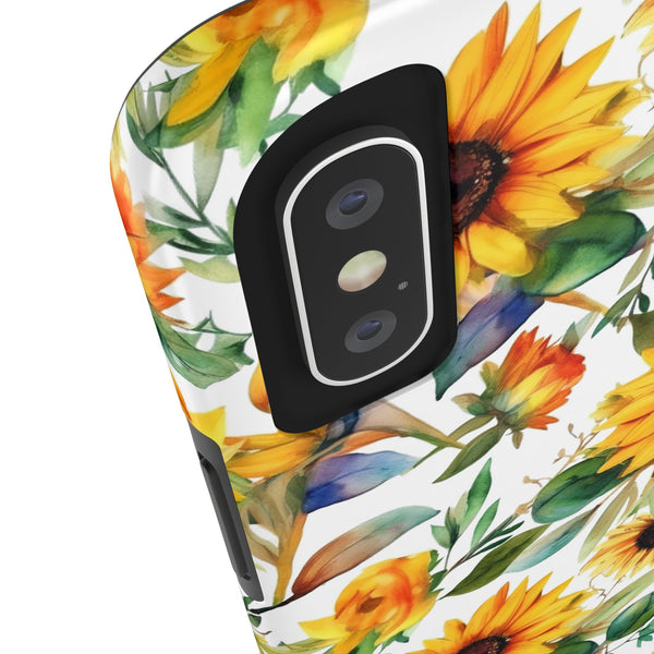 Sunflower Bliss Tough Phone Cases, iPhone case, sunflower