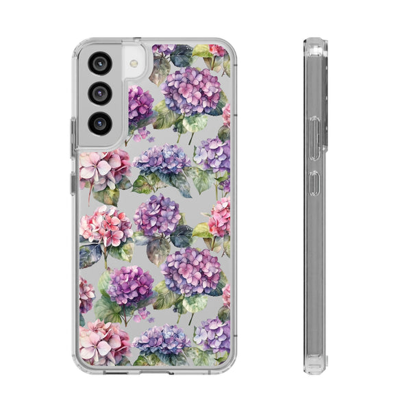 Hydrangea Clear Cases