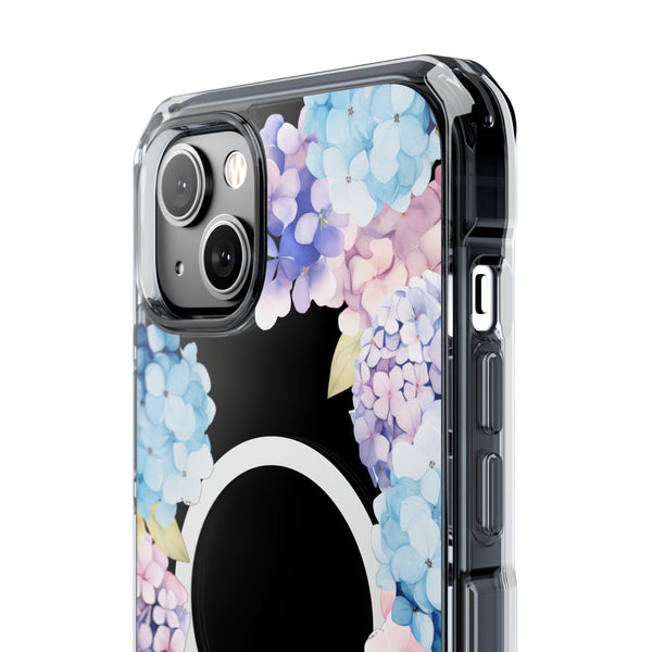 Hydrangea Love MagSafe Clear Impact Cases