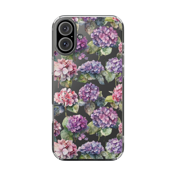 Hydrangea Clear Cases