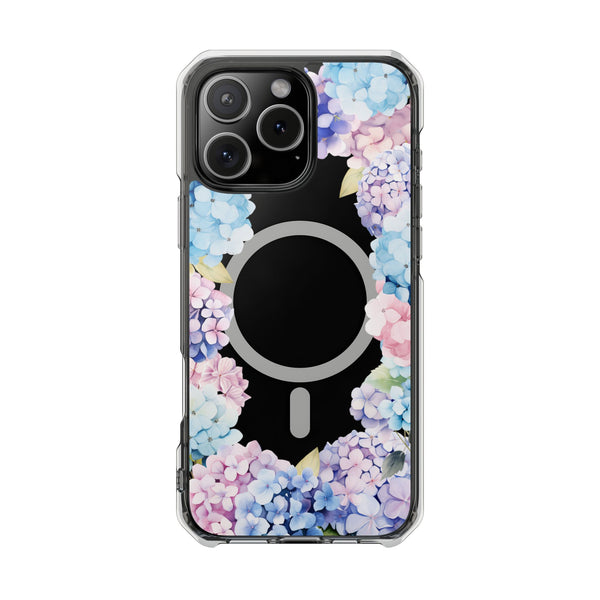 Hydrangea Love MagSafe Clear Impact Cases