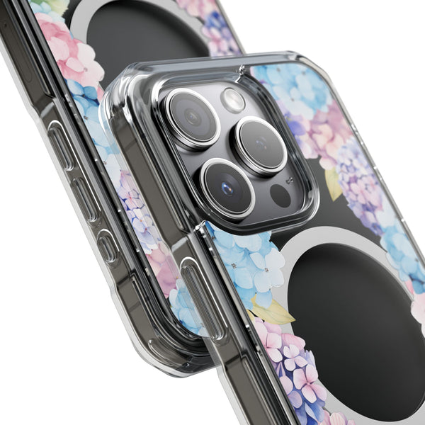 Hydrangea Love MagSafe Clear Impact Cases