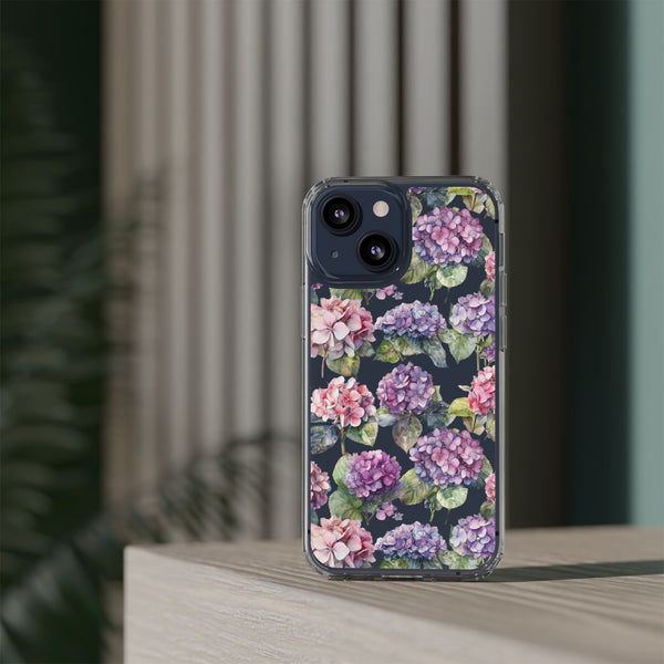 Hydrangea Clear Cases