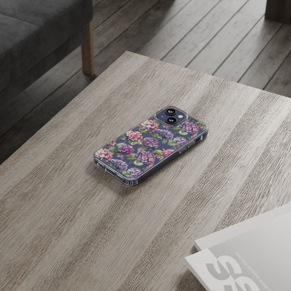 Hydrangea Clear Cases