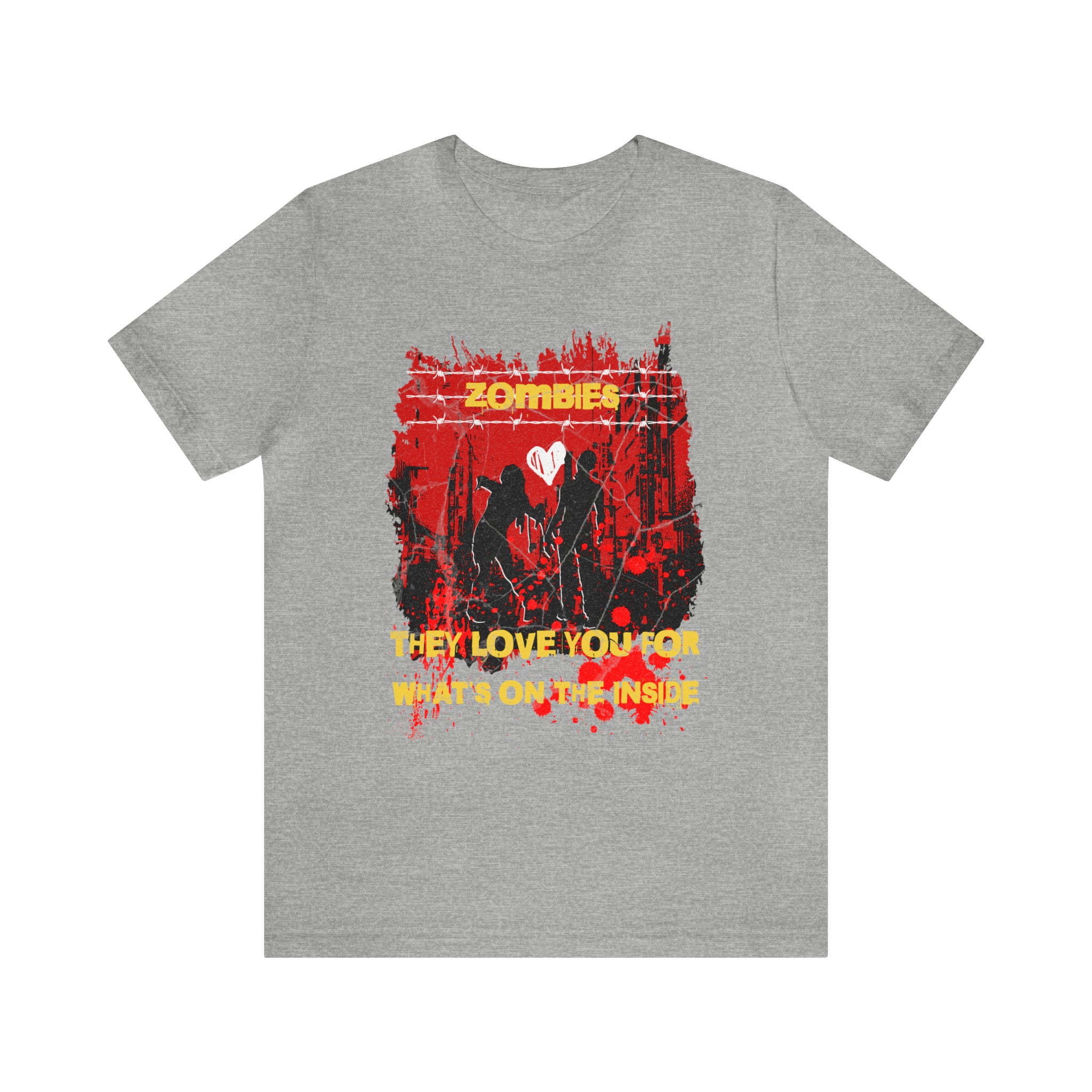 Zombie Love - Unisex Jersey Short Sleeve Tee – Stickwithbonbon
