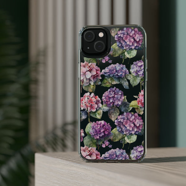 Hydrangea Clear Cases