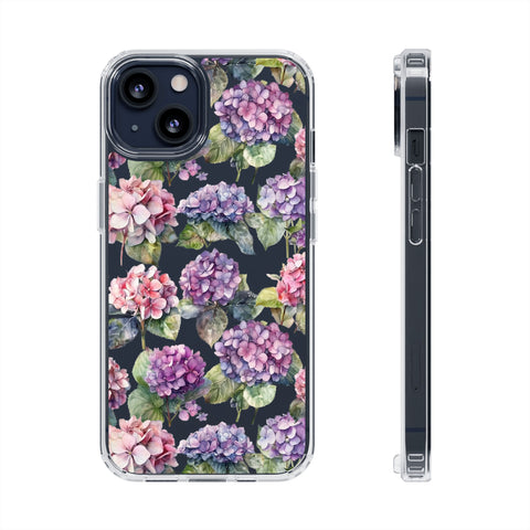 Hydrangea Clear Cases