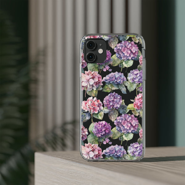 Hydrangea Clear Cases