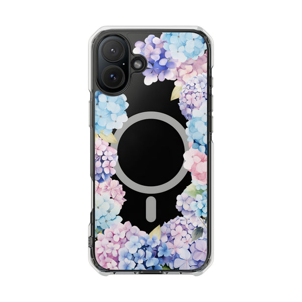 Hydrangea Love MagSafe Clear Impact Cases