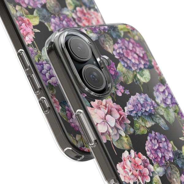 Hydrangea Clear Cases