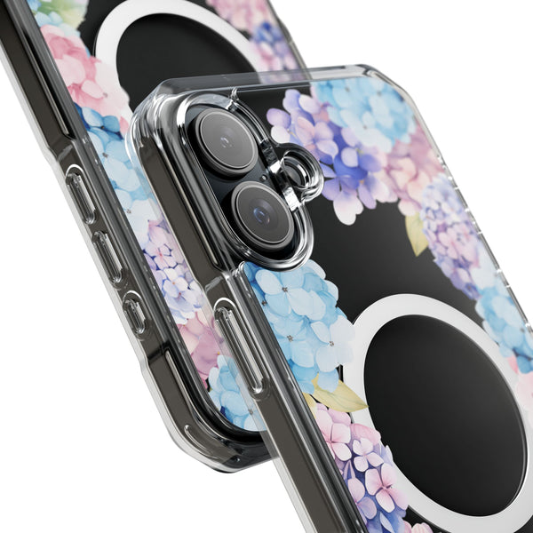 Hydrangea Love MagSafe Clear Impact Cases