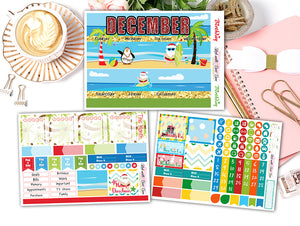 Summer Christmas - Monthly View Stickers