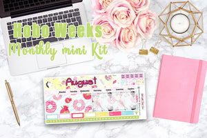 Hobonichi Weeks AUGUST MONTHLY Kit