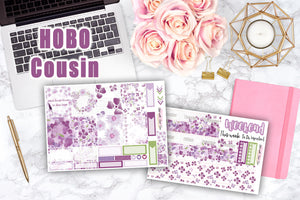 Purple Spring - Hobonichi A5 Cousin Kit
