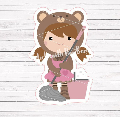 Toffee the Bear Girl - MOPPING