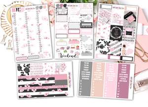 Pink Planner Girl- Vertical Weekly Kit